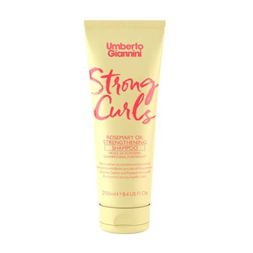 Sampon fortifiant cu ulei de Rozmarin pentru parul cret Strong Curls, 250ml, Umberto Giannini