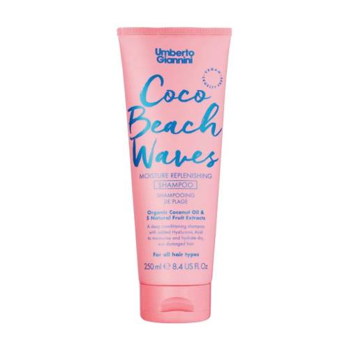Sampon hidratant pentru bucle lejere Coco Beach Waves, 250ml, Umberto Giannini