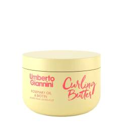 Unt pentru definirea buclelor cu ulei de Rozmarin si Biotina Strong Curls, 300ml, Umberto Giannini
