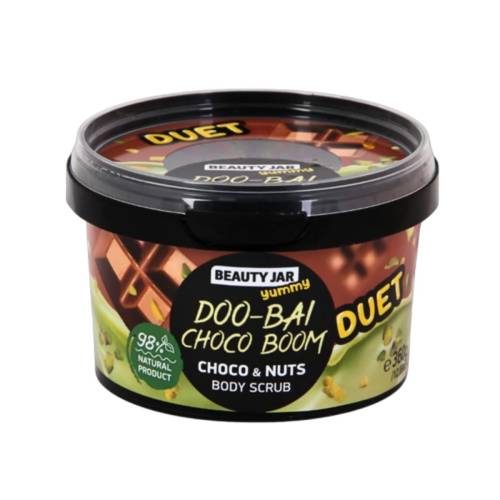 Scrub hidratant pentru corp Doo-Bai Choco Boom Yummy, 360g, Beauty Jar