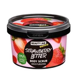 Scrub hidratant pentru corp Strawberry Letter, 360g, Beauty Jar