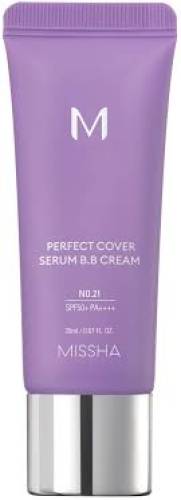 BB Cream M Perfect Cover Serum SPF 50+ 21 Bej Deschis, 20ml, Missha