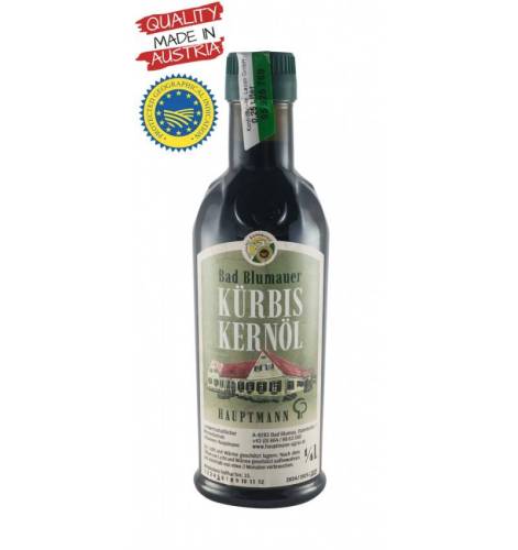 Ulei din seminte prajite de dovleac, 250 ml, Hauptmann