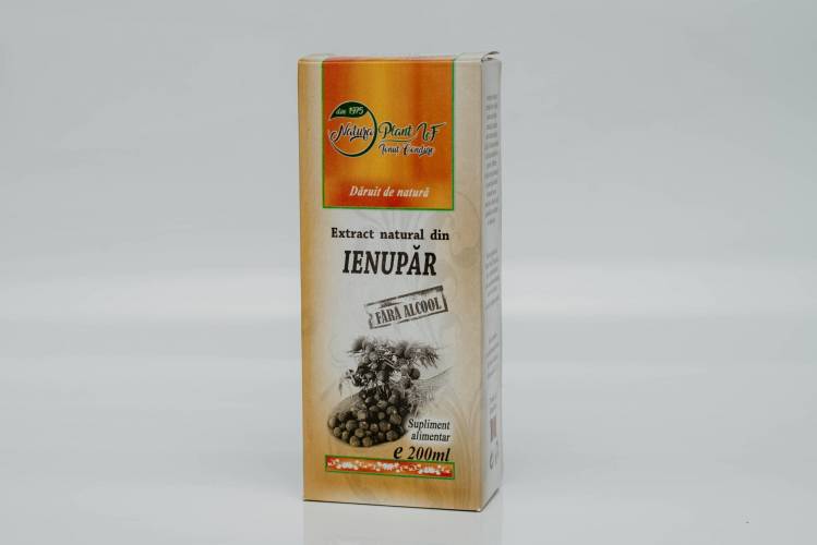 Extract din ienupar, fara alcool, 200ml - Natura Plant Poieni