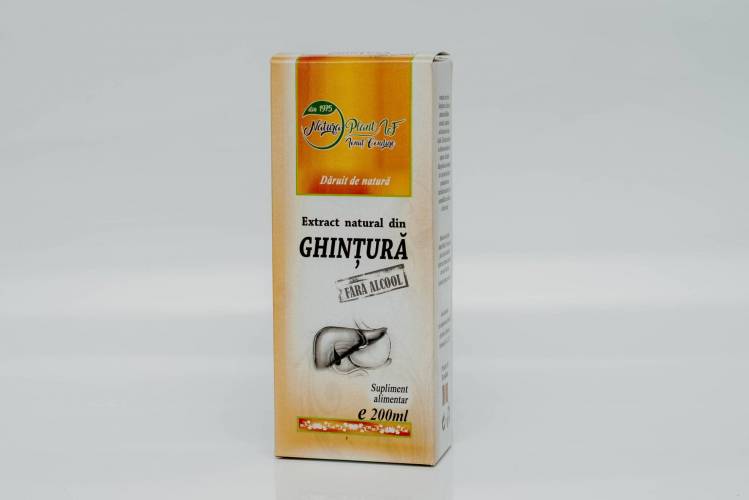 Extract din ghintura , fara alcool, 200ml - Natura Plant Poieni
