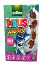Biscuiti fara gluten Dibus Sharkies, 250 gr - Gullon