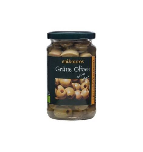 Masline verzi fara samburi, eco-bio, 315 g, Epikouros
