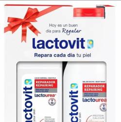 Set cadou gel de dus Lactourea 600 ml si Lapte de corp 400ml - Lactovit