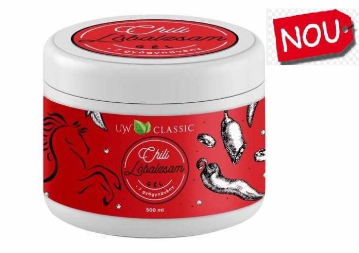 Balsam Puterea calului cu chili 500ml, Herbavit