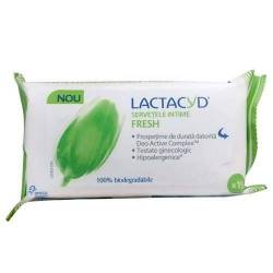 Servetele intime Lactacyd Fresh, 15bucati - Omega Pharma