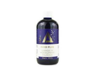 Mind Plus, sinergie de argint, platina si aur coloidal 20ppm, Alchemy, 480ml - AGHORAS
