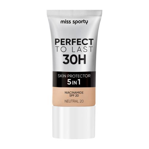 Fond de ten Perfect To Last 30H 20 Neutral, 22ml, Miss Sporty