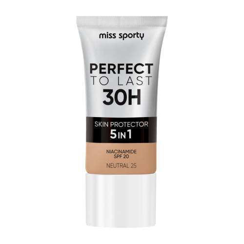 Fond de ten Perfect To Last 30H 25 Neutral, 22ml, Miss Sporty