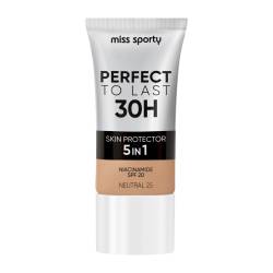 Fond de ten Perfect To Last 30H 25 Neutral, 22ml, Miss Sporty