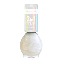 Lac de unghii Glow Glitter 050 Transparent, 7ml, Miss Sporty