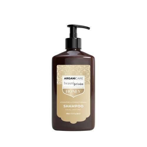 Sampon hidratant si fortifiant, cu ulei de argan & miere Beaute privee, 400ml, Arganicare