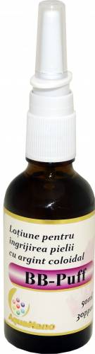 SPRAY NAZAL BBPUFF CU ARGINT COLOIDAL 30ppm 50ml, AQUANANO