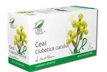 Ceai Ciubotica Cucului, 25 plicuri, Medica - ProNatura