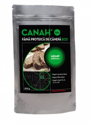Faina de canepa proteica, eco-bio 500g - Canah