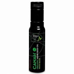 Ulei din seminte de canepa cu busuioc, eco-bio, 100ml - Canah