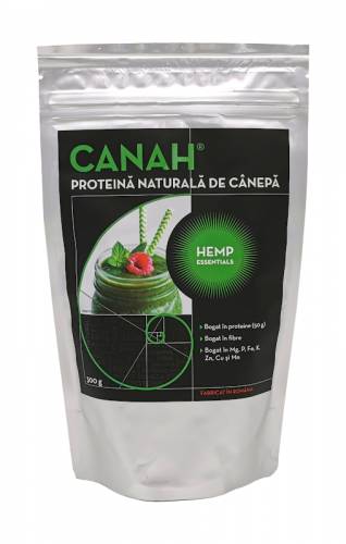Proteina naturala de canepa 300g Canah