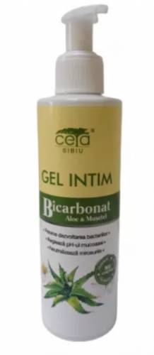 GEL INTIM BICARBONAT, ALOE SI MUSETEL CU POMPITA 200ML - Ceta