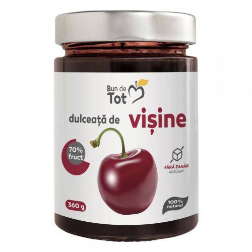 Dulceata de Visine, fara zahar, 360g  - Dacia Plant