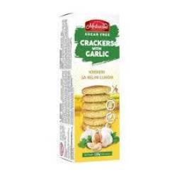 Crackers crocanti cu usturoi, fara gluten 120 g, Molendini