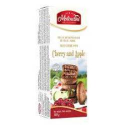 Biscuiti cu umplutura de Cirese si Mere, fara gluten, 180 g, Molendini