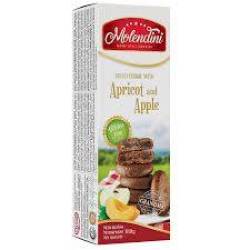 Biscuiti cu umplutura de caise si mere, fara gluten, 180 g, Molendini