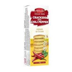 Crackers crocanti ardei iute, fara gluten, 120 g, Molendini