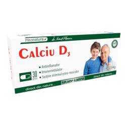 Calciu D3, 30 capsule, Medica - ProNatura