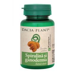 Spirulină și Ganoderma, 60cpr - Dacia Plant
