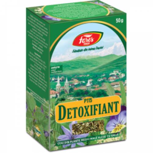 Ceai Detoxifiant (Purificarea organismului) - P115 - 50g - Fares