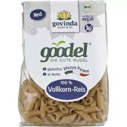 Penne din orez integral, fara gluten, eco-bio, 250 g, Govinda