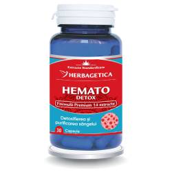 HEMATODETOX - detoxifierea sangelui, 30 capsule, Herbagetica