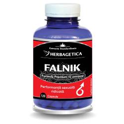 FALNIK - performanta sexuala masculina, 120 capsule, Herbagetica