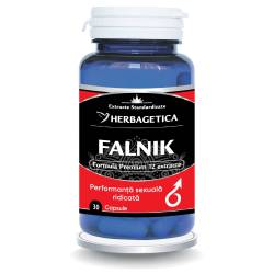 FALNIK - performanta sexuala masculina, 30 capsule, Herbagetica