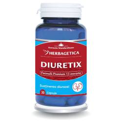 DIURETIX - diuretic, reduce edemele, 30 capsule, Herbagetica