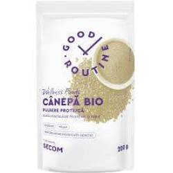 Pulbere proteica de Canepa, eco-bio, 200 g, Good Routine - Secom