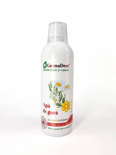 Apa de Gura Naturala Genna Dent cu Propolis si Diatomee 500ml - Viva Natura