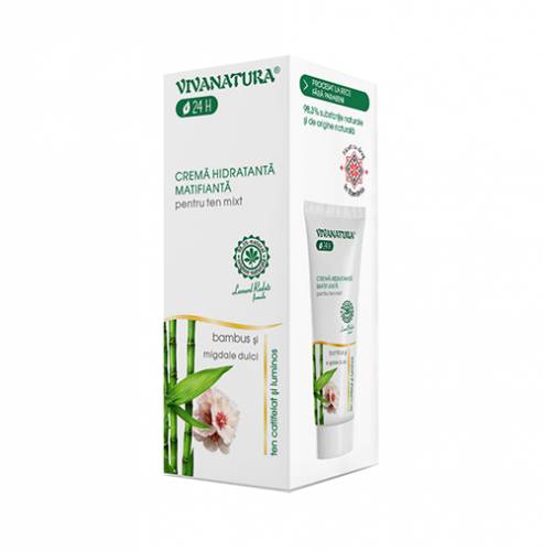 Crema hidratanta matifianta pt ten mixt - 75 ml - Vivanatura