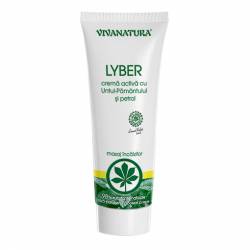 Crema Lyber antireumatica cu untul pamantului si petrol 250ml - Viva Natura