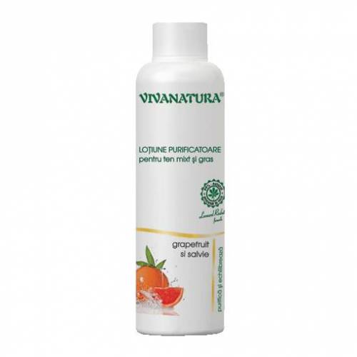 Lotiune purificatoare pt ten mixt si gras 150ml - Vivanatura