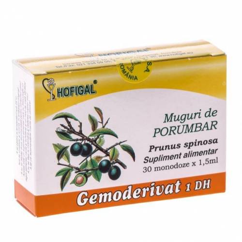 Porumbar muguri - gemoderivat 30monodoze - Hofigal