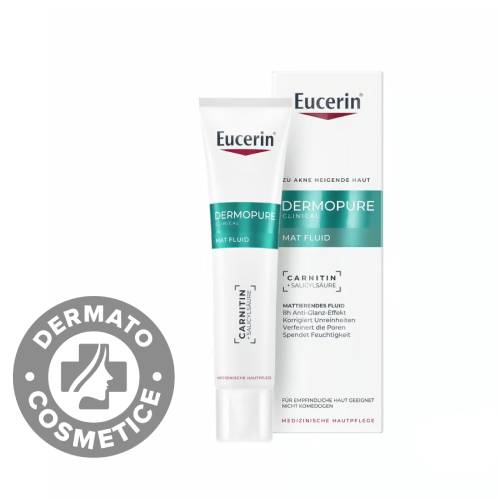 Fluid matifiant pentru fata, DermoPure, 40ml, Eucerin