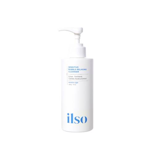 Gel de curatare faciala Sensitive Bubble Relaxing Cleanser, 200ml, Ilso