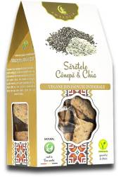 SARATELE VEGANE CU SEMINTE DE CANEPA, IN SI CHIA – 107g  - Hiper Ambrozia