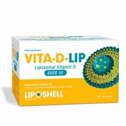 Vitamina D Lipozomala,  4000 Iu, 30 Plicuri - LIPOSHELL