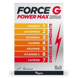 Force G Power Max, 10 fiole buvabile, Vitavea